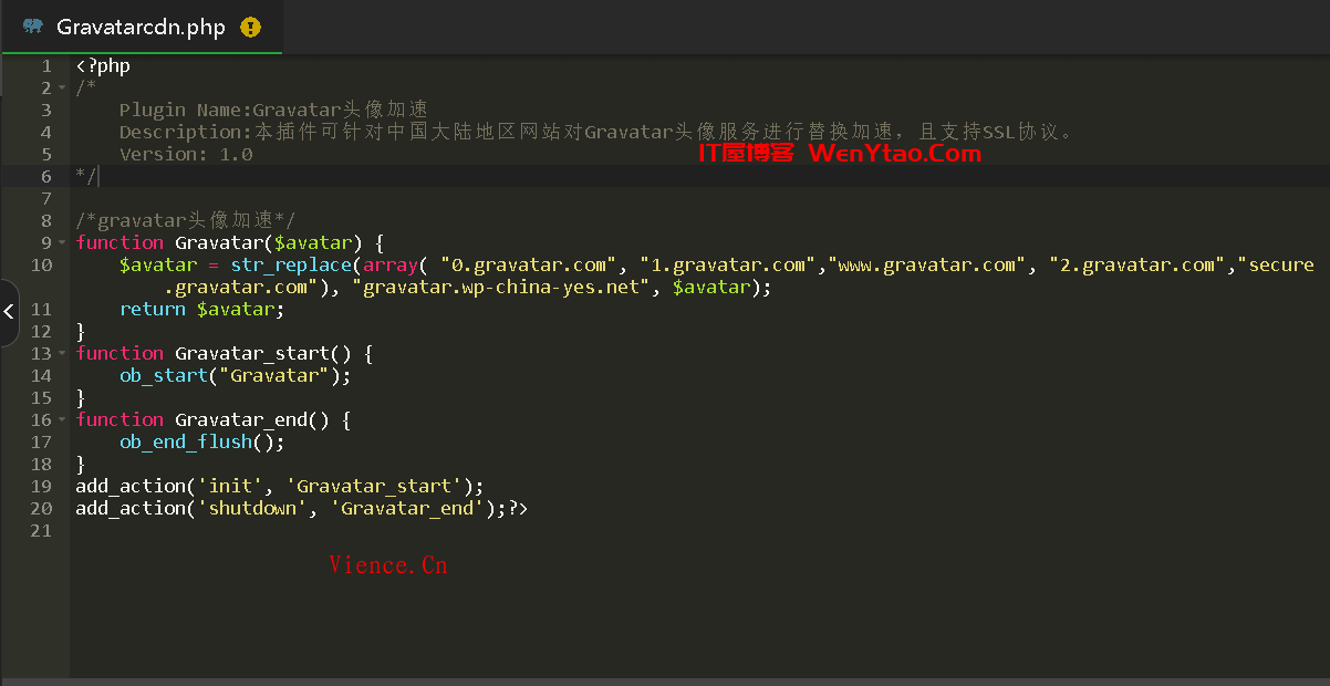  A simple WordPress avatar acceleration plug-in - Wenxi Blog